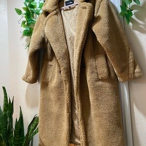 Fashion Nova Tan Outerwear